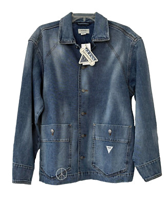Madhappy Guess Originals Collabo Denim Work Jacket Size S NWT