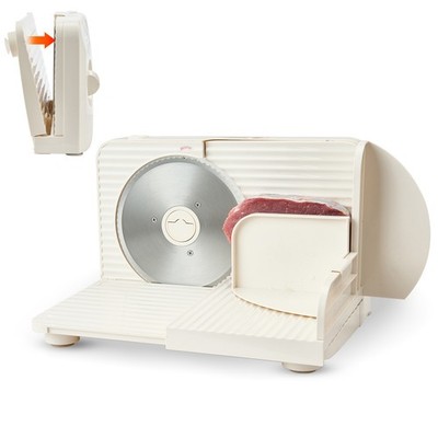 Uimoso Electric Meat Slicer Machine 6.7'' Blade,180W Adjustable Thickness 0-0.59''