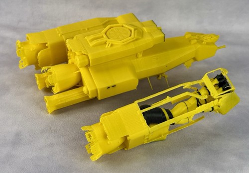 Alien Nostromo 1979 modello giallo preproduzione, con danni - Foto 9 di 15