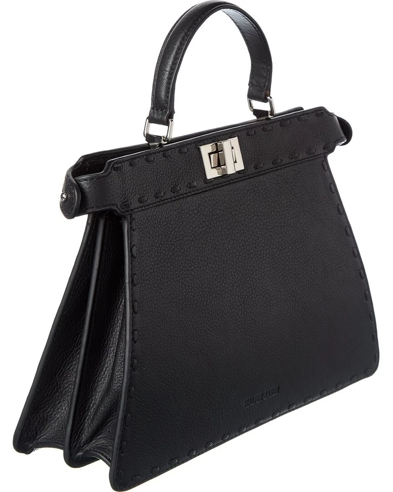 Cartera de cuero para mujer Walter Baker Reed negra Foto 3 de 4