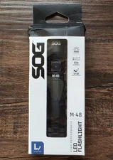 SOG M48 Flashlight 2500L w/Battery Rechargeable Resists Water/Impact CREE LED