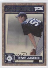 2011 Playoff Contenders Prospect Tickets Crystal Collection Taylor Jungmann 0b0