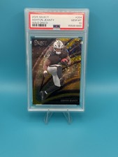 2025 Panini Select #204 Ashton Jeanty Gold Disco Prizm PSA 10 #/10