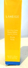 Laneige Lip Glowy Balm in Peach flavor 10g Moisturizing Lip Care