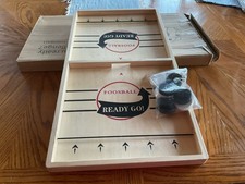 FOOSBALL PORTABLE TABLE TOP GAME WOODEN ALL AGES FAMILY GAME NEW NEVER USED WSC