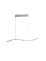 Nova Luce Aurelia Pendelleuchte Chrom 43W Dimmbar 3500K Kristall-Details
