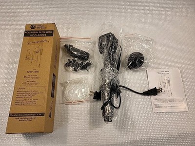 Aqua Miracle Aquarium Filter With UV Clarifier HY-311UVF  Brand New 