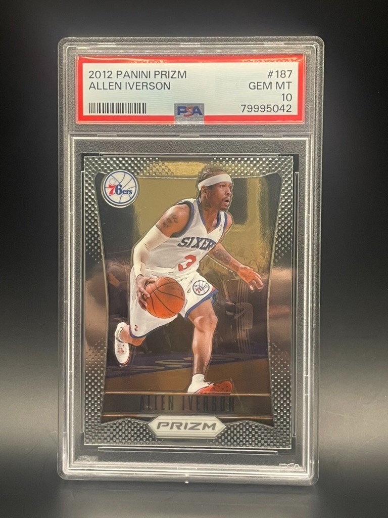 2012 Panini Prizm #187 Allen Iverson PSA 10
