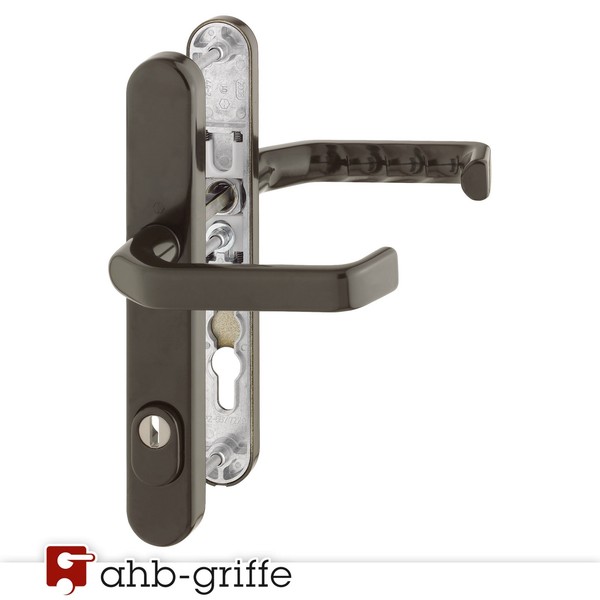 Hoppe ProfiltüR-Schutzbeschlag Liverpool Za Dunkelbraun Langschild Tg 8/92 Mm-image