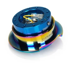 NEW NRG Quick Release Gen 2.5 Blue Body with Neochrome Ring SRK-250BL-MC