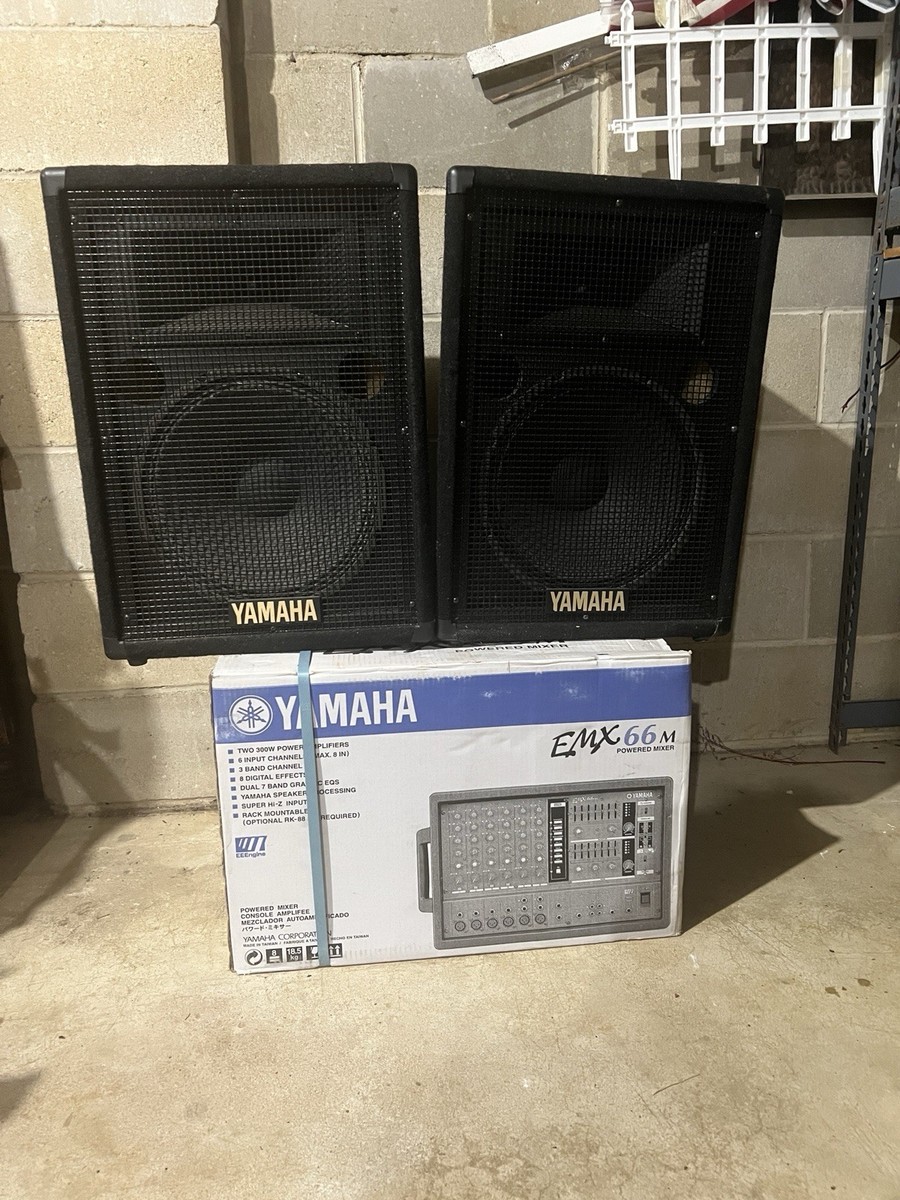 Yamaha EMX 66M Powered Mixer Black with Original Box | eBay