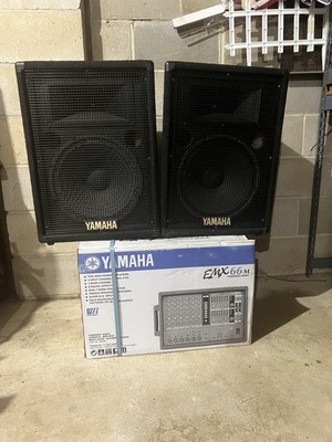 Yamaha EMX 66M Powered Mixer Black with Original Box