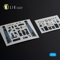 Kelik K72098 - 1:72 F-15E - Interior 3D Decals For Gwh Kit - Neu