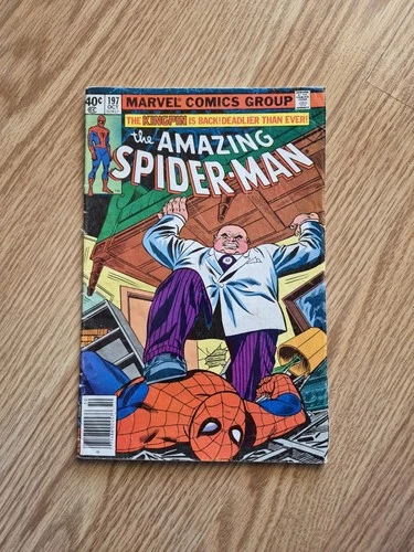 AMAZING SPIDER-MAN #197 (1979 Marvel Comics) Newsstand G/VG FREE SHIPPING