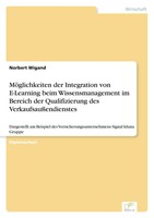 Norbert Wigand | MöGlichkeiten Der Integration Von E-Learning Beim...