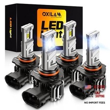 9005 9006 LED Light Bulb - 900 Brighter 6500K 9005/HB3 9006/HB4 6500K white