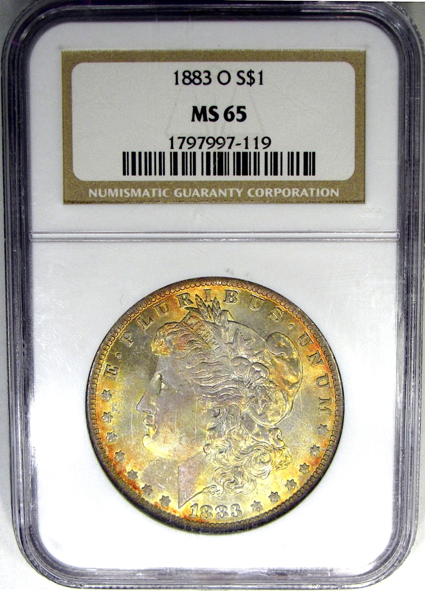 New Orleans Grade MS 65 1883 Year Morgan US Dollars (1878-1921