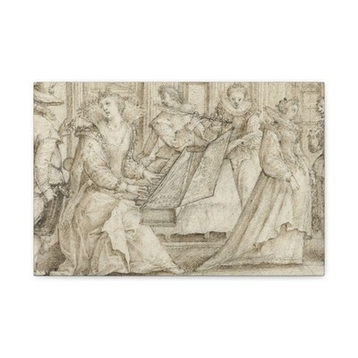 Crispijn van de Passe (I) - Hortus Voluptatum - 1575 - 1599 - Canvas Wall Art