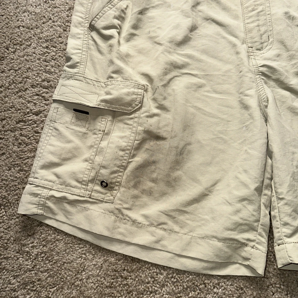 Pantalones cortos cargo de nailon Bimini Bay Performance Gear para hombre talla 38 Foto 4 de 4