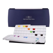 Mijello MWP-1772 Watercolor Double Decker Palette 72 Wells / New / Authentic