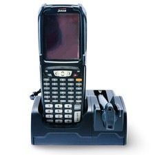 Janam Rugged Handheld Barcode Scanner PDA w Dock Stylus Tested CRD-G1
