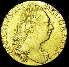 NICE KING GEORGE THE III 1777 GOLD GUINEA....
