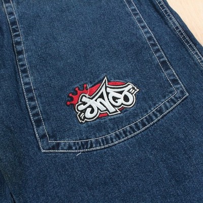 deadstock vtg 90s y2k usa made JNCO wide leg jeans 33x32 tag