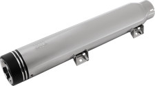 Cobra Neighbor Haters 4 Slip-on Mufflers Long Chrome Black Tip Softail 25-26