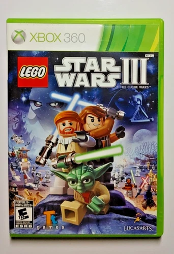 LEGO Star Wars 3 the Clone Wars Xbox 360 Complete CIB