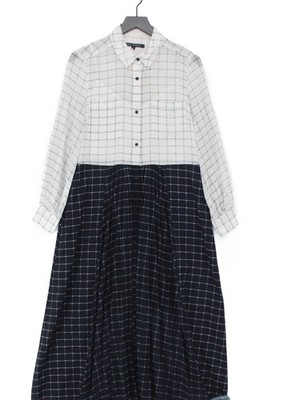 French Connection Hemd Midikleid UK12 in Multi