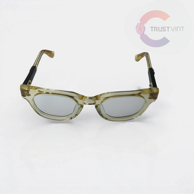CHROME HEARTS JENNA TAIL YEA Sunglasses 49□23-142 Clear Gold