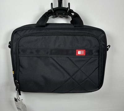 Case Logic Black Quilted Laptop Bag   Fits 15.6'' Laptops & 10.1'' Tablets  NEW
