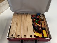 Mint Condition Brio Vintage Wooden Train Set From Germany