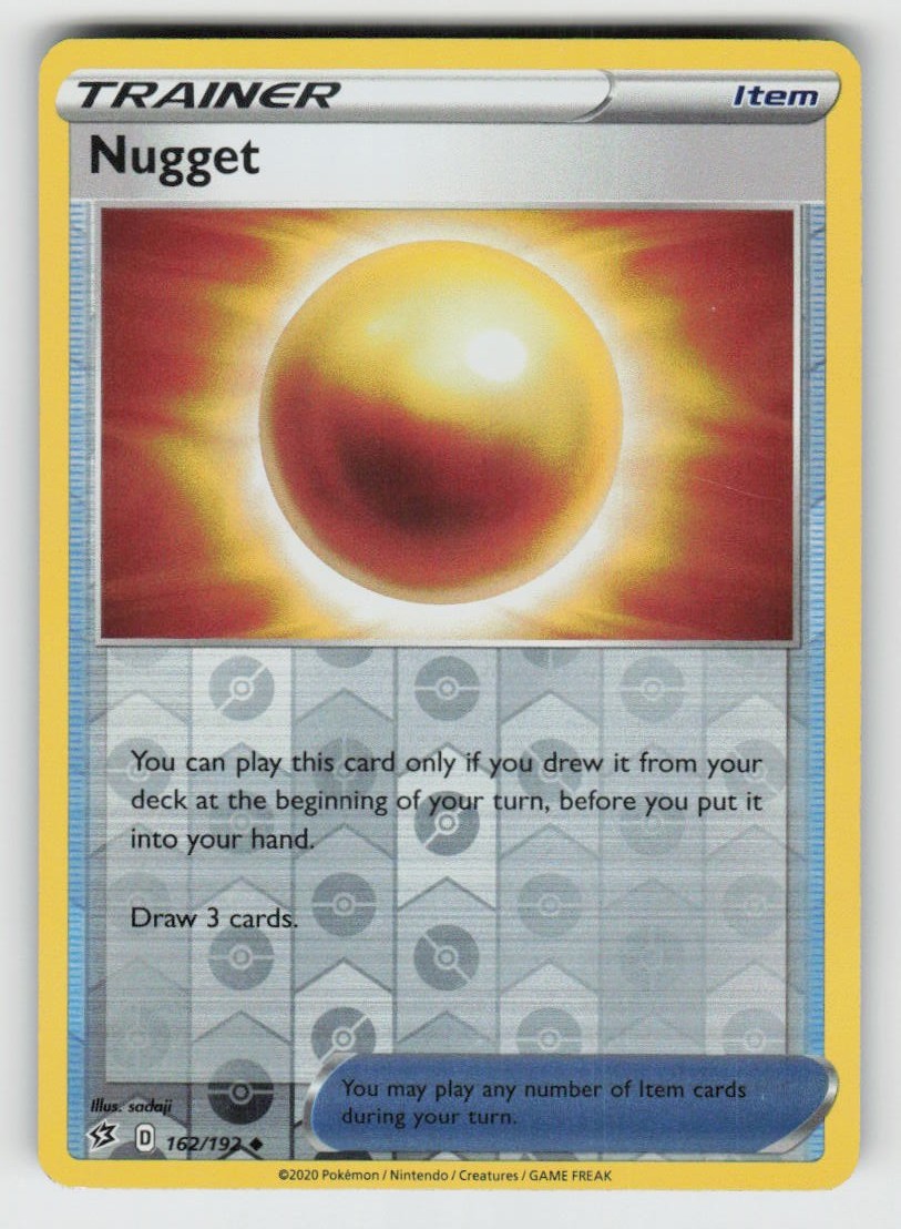 Reverse Holo Nugget 162/192 Uncommon Rebel Clash Near Mint