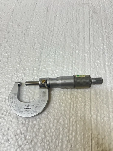 MITUTOYO MICROMETER 0-1" Range .0001" Res. Japan