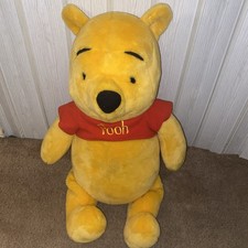 Fisher Price I Talk Winnie the Pooh, Large Jumbo Plush Disney 26" WORKS VIDEO