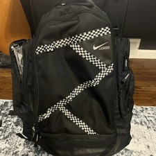 Nike Lacrosse XL Backpack Face Off Pockets Zi...