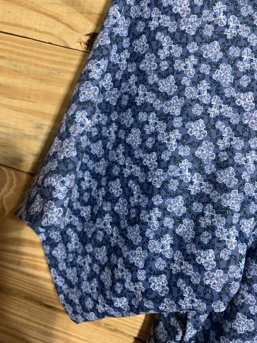 Walter Hagen M Golf Polo Shirt Small Blue Floral Performance Short Sleeve NWT - Picture 7 of 14