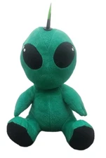 A&A Global Industries Green Mohawk Punk Alien Stuffed Animal Plush [127]