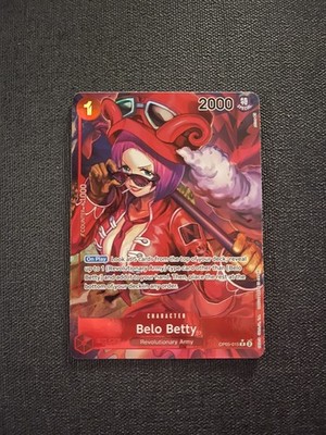 NM BELO BETTY - One Piece TCG OP05-015 - ALT ART (AA)- Awakening of the New Era