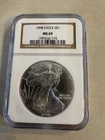 1998 American Silver Eagle Coin NGC MS69 1oz .999 Fine Silver