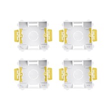 4 x Vimark DB2547 1 Gang 35mm Deep Dry Lining Box Lipless