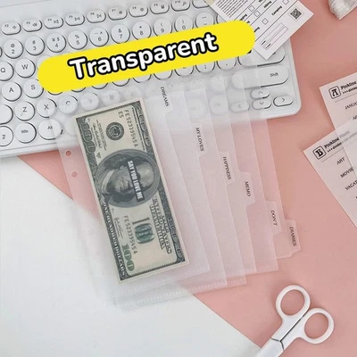 A5 A6 A7 Binder Index Dividers with Index Stickers – DDAYUP