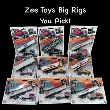 You Pick! Intex Zee Toys Big Rigs DieCast Metal HO Scale 1:87 NIB NRFB #29172