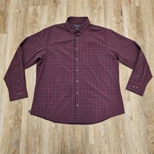 Mizzen Main Leeward Shirt XL Classic No Tuck Performance Stretch Button Down