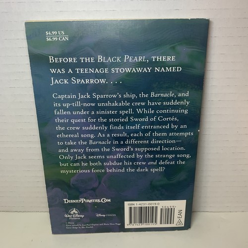 Lot (5) Pirates of the Caribbean JACK SPARROW Junior Novels Paperbacks 1-4, 10 - Picture 7 of 15