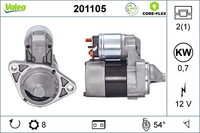 Valeo Anlasser Starter 0.7 Kw Passend FüR Nissan Almera Tino V10 N16 WP12