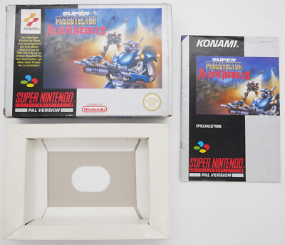 Super Probotector Alien Rebels | Super Nintendo SNES Box + Anleitung OHNE SPIEL