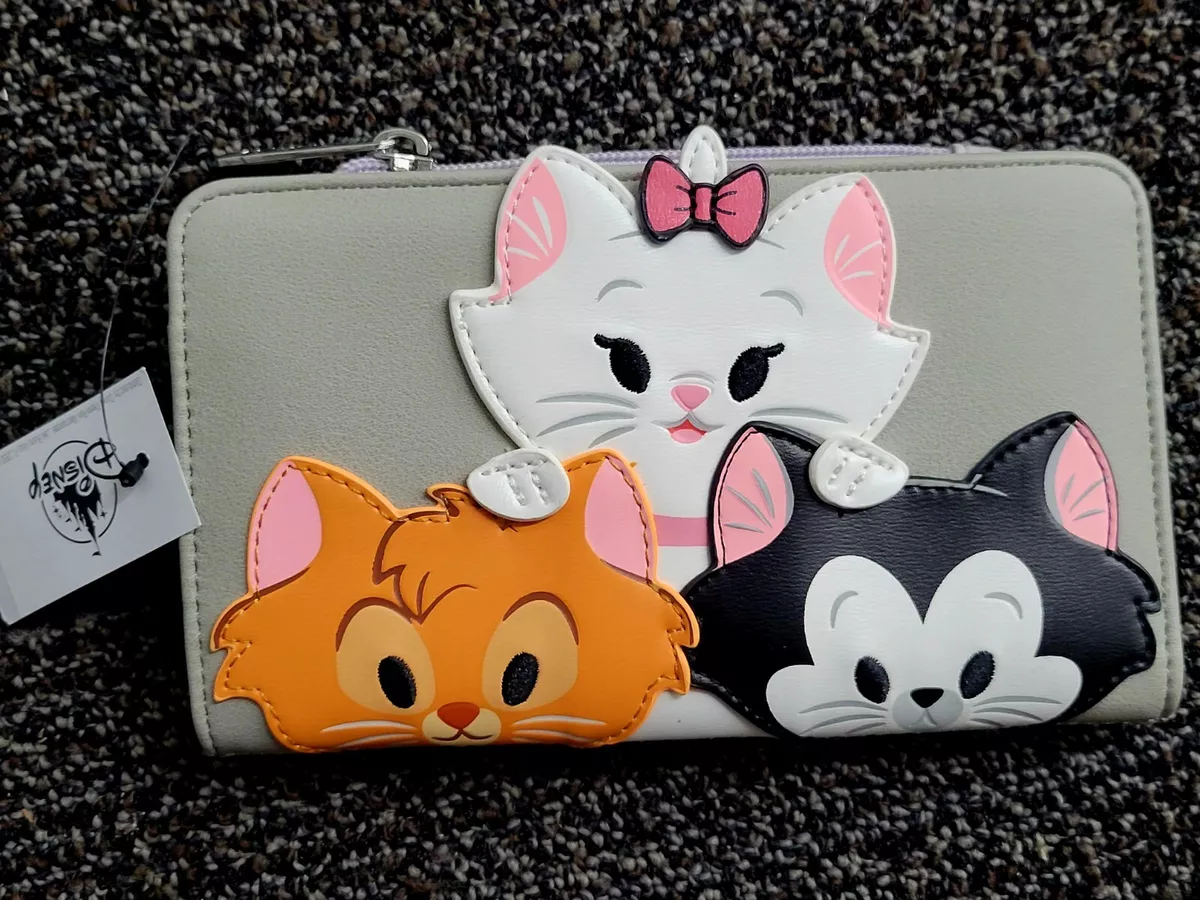 Disney cats loungefly wallet sales