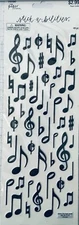The Paper Studio~Stickabilities MUSICAL NOTES stickers~BN~ Quick Ship!